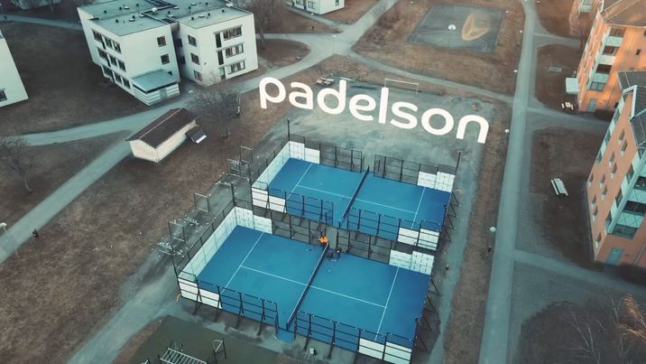 Padelson Arenas första två banor färdigställda i Växjö